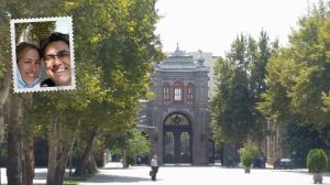 21 September: Our last days in Tehran, after some very hard decisions we had to make about our next destination in our journey, we continue our explorations of Iran's treasures of sights and cities. National Garden's gates in Tehran. 